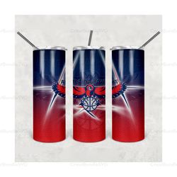 atlanta hawks tumbler, atlanta hawks wrap, atlanta hawks design, sport tumbler, nba tumbler wrap, nba tumbler