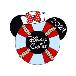 Minnie Mouse Disney Cruise 2024 SVG