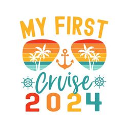 My First Cruise Summer Vacation 2024 SVG