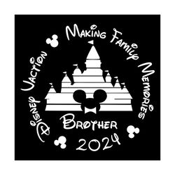 Mickey Brother Mouse Disney Vacation 2024 SVG