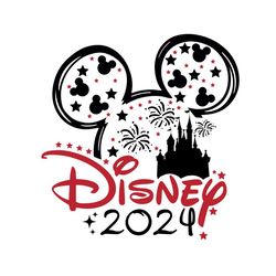 Mickey Mouse Kingdom Disney 2024 SVG