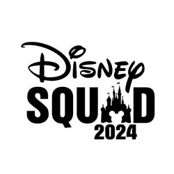 Disney Kingdom Squad 2024 SVG