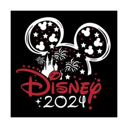 Disneyland Magic Castle 2024 Silhouette SVG