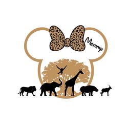 Mommy Mouse Animal Kingdom SVG