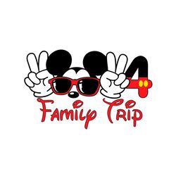 Disney Mickey 2024 Family Trip SVG