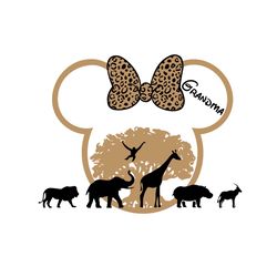Grandma Mouse Animal Kingdom SVG