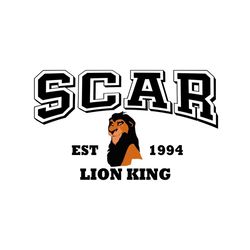 The Lion King Scar Est 1994 PNG