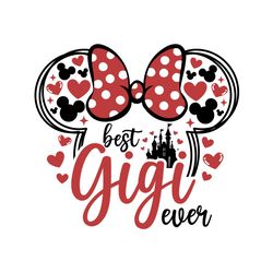 Best Gigi Ever Minnie Mouse Castle SVG