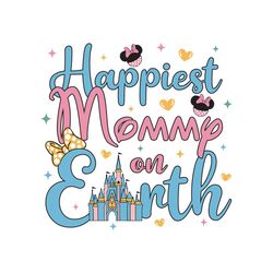 Happiest Mommy On Earth Minnie Mouse SVG