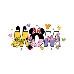 Disney Mom Girl Minnie and Daisy SVG