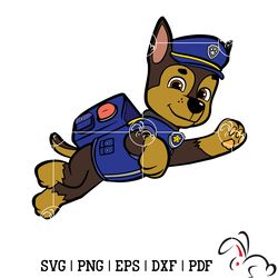 chase paw patrol svg, paw patrol clipart, cartoon paw svg, dog patrol svg, digital download