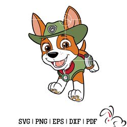 tracker paw patrol svg, paw patrol clipart, cartoon paw svg, dog patrol svg, digital download