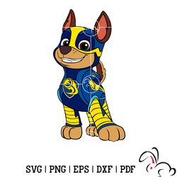 chase mighty pups paw patrol svg, paw patrol clipart, cartoon paw svg, dog patrol svg, digital download
