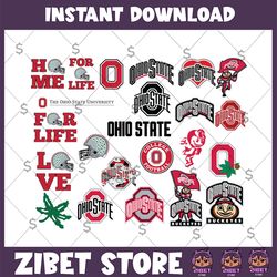 23 files ohio state buckeyes, ohio state buckeyes svg, ohio state buckeyes clipart, ohio state buckeyes cricut, football