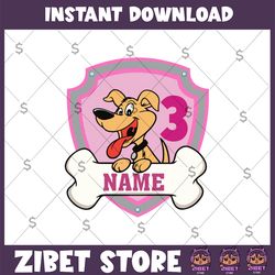 skye paw patrol birthday svg png, custom name and age paw patrol skye birthday girl, skye paw patrol, paw patrol birthda