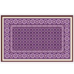 Barbie Rug - Cross Stitch Pattern - PDF Making Miniature Oriental Doll House Carpet - Geometric Embroidery