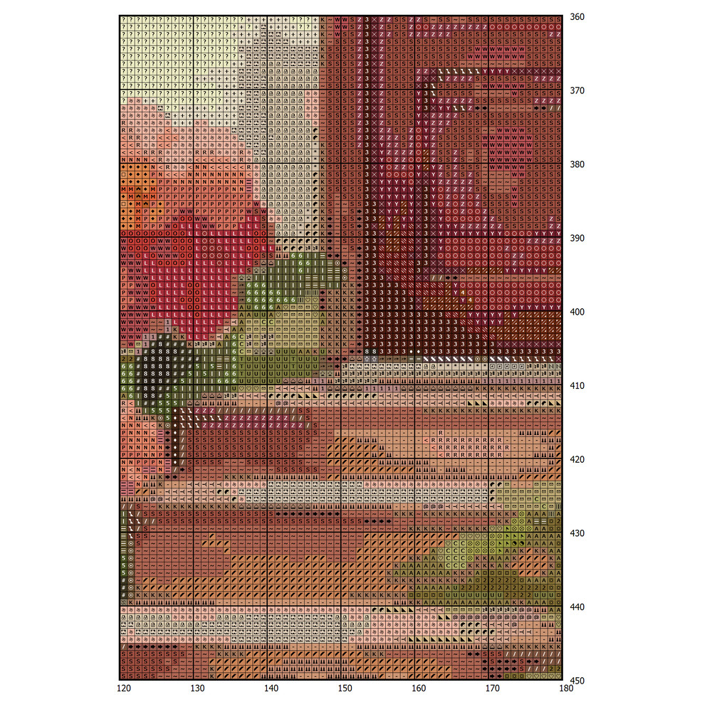 House in Garden - Cross Stitch Pattern - PDF Counted House Village - Fabulous Fantastic Magical Little Cottage - House in Flowers - 5 Sizes (2).png