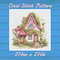 Cottage in Flowers Cross Stitch Pattern PDF Counted House Village - Fabulous Fantastic Magical House in Garden 741.jpg