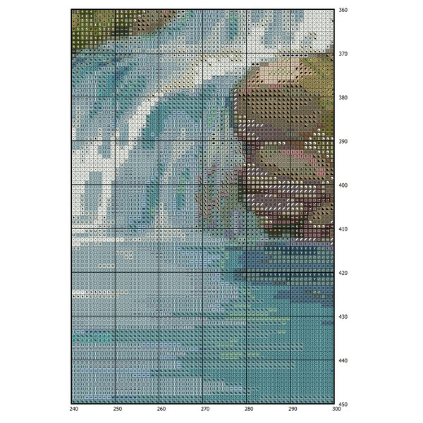 House with a Mill - Cross Stitch Pattern - PDF Counted The House by the River - Fabulous Fantastic Magical The House is Wooden - 5 Sizes (2).png
