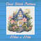 Cottage in Flowers Cross Stitch Pattern PDF Counted House Village - Fabulous Fantastic Magical House in Garden .jpg