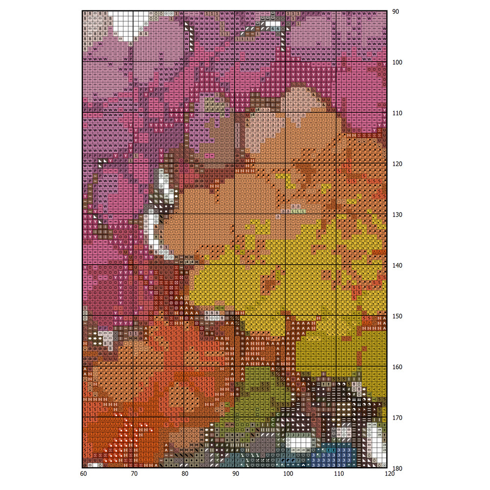 TreeHouse Cross Stitch Pattern PDF Counted House Village - Fabulous Fantastic Magical Cottage - Cottage in Garden - 5 Sizes (2).png