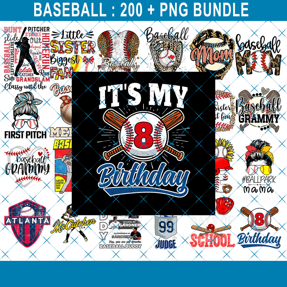 Baseball Bundle PNG, 200 design Baseball PNG , Baseball digital download PNG 3.jpg