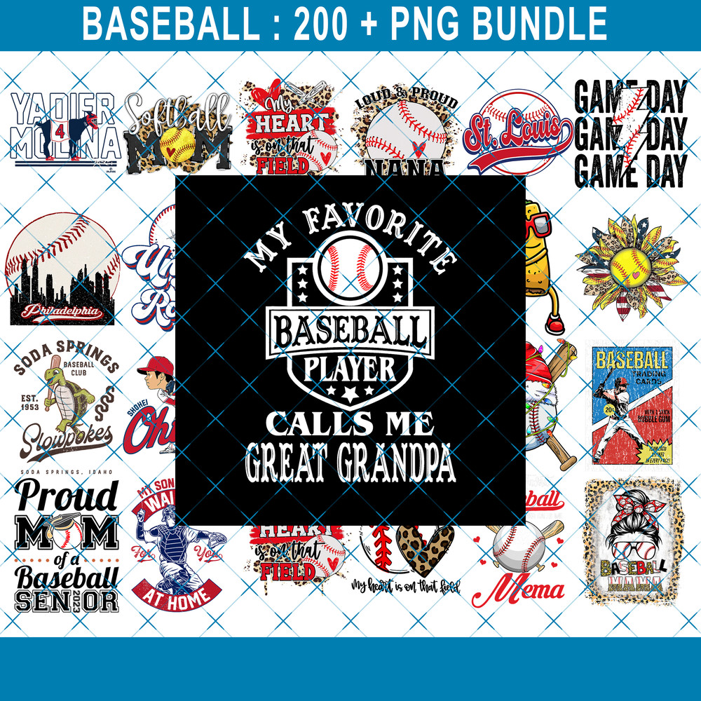 Baseball Bundle PNG, 200 design Baseball PNG , Baseball digital download PNG 6.jpg