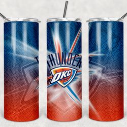 oklahoma city thunder tumbler png, nba tumbler wrap png, basketball team 20oz tumbler wrap png