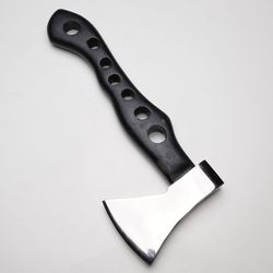 sten custom handmade damascus with leather sheath