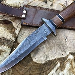 Knives Handmade Damascus Hunting Knife with Sheath