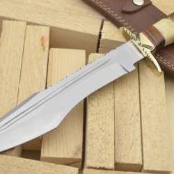 custom made d2 big bowie knife