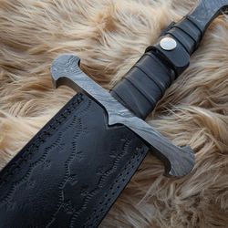Hand Forged Damascus Steel Viking Sword Sharp Battle Ready Medieval Sword Gift, Viking swords, Gift For Him, Handmade Sw