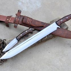 20 inches long blade grosser messer sword-large sword-hand forged-full tang-tempered-sharpen-tempered carbon steel