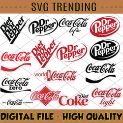 coca cola bundle svg, diet dr pepper bundle logo, coca cola bundle, coca cola bundle cut file, coca cola bundle cricut,