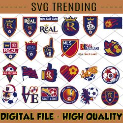 26 Files MLS Logo Real Salt Lake, Real Salt Lake svg, Vector Real Salt Lake, Clipart Real Salt Lake, Football Kit Real S