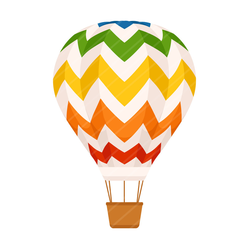 St Patricks Day Hot Air Balloon Clipart SVG PNG EPS Images Pot Of Gold Four Leaf Clover Shamrock 3