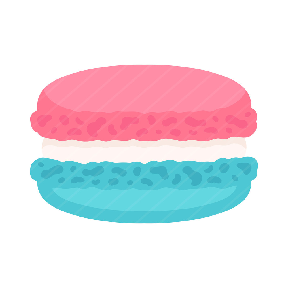 Macaron Clipart SVG PNG EPS Images French Pastry Macaroon Bakery Baking Baker Dessert Treat Candy 3