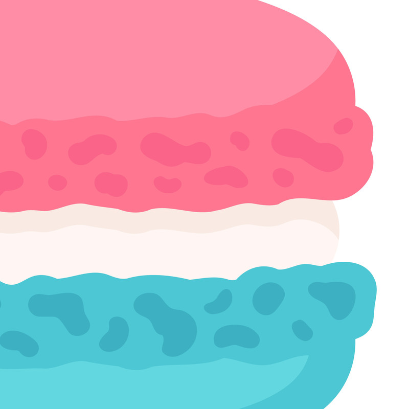 Macaron Clipart SVG PNG EPS Images French Pastry Macaroon Bakery Baking Baker Dessert Treat Candy 4