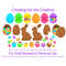 Easter Candy Clipart SVG PNG EPS Images Chocolate Easter Bunny Easter Eggs Peanut Butter Candy Eg