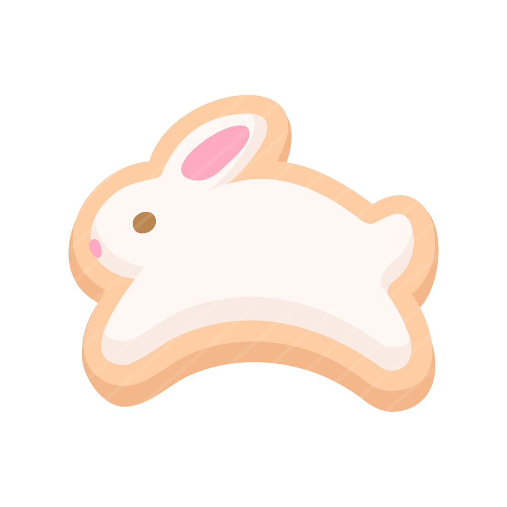 Easter Cookie Clipart SVG PNG EPS Images Easter Egg Chick Bunny Cookie Bakery Baking Rainbow Cros 3