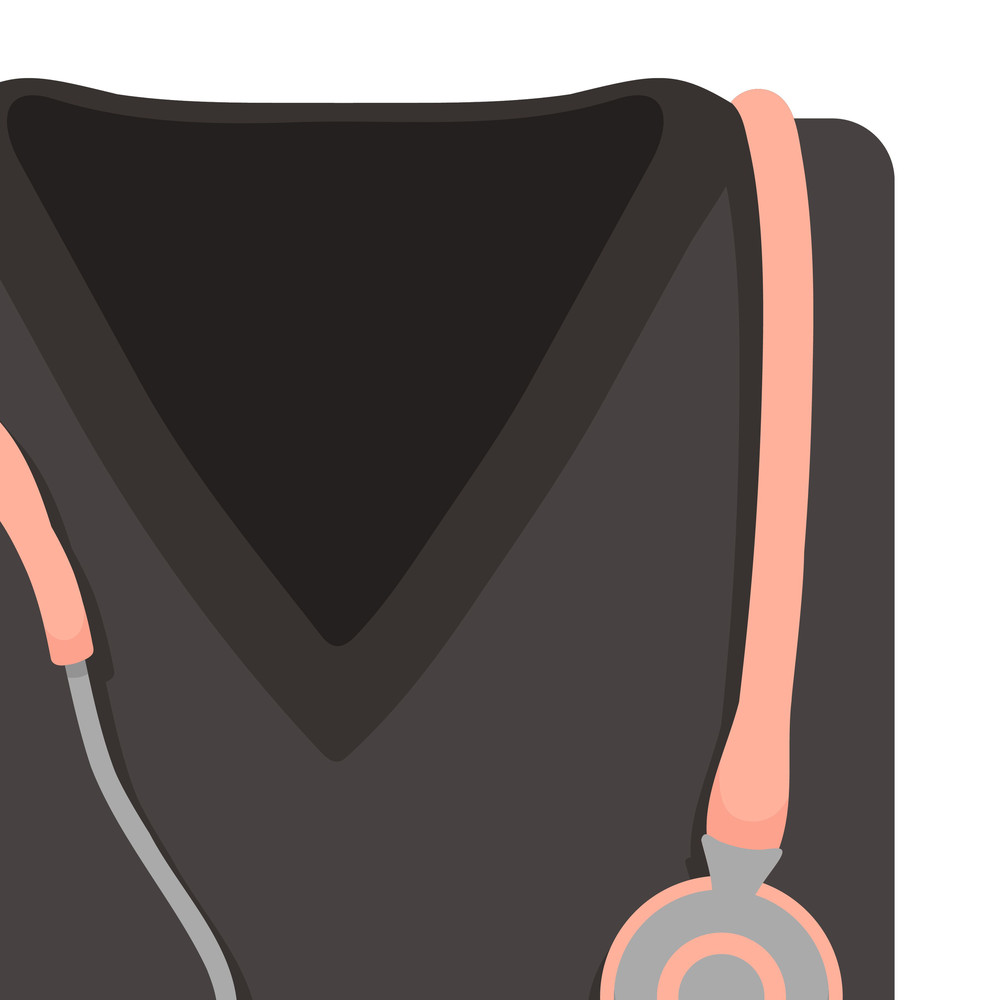 Nursing Clipart SVG PNG EPS Images Pink Black Nursing Items Stethoscope Thermometer Scrubs X Ray 4