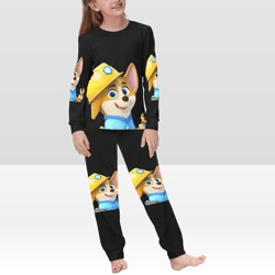 pupstruction kid's pajamas set