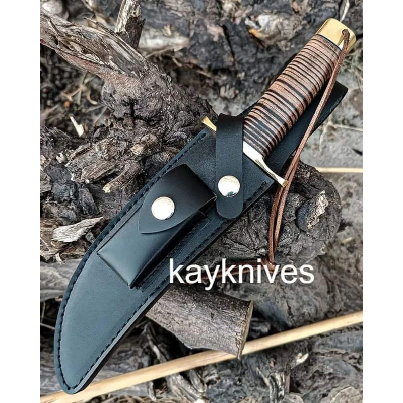 Custom Handmade 6150 High Carbon Steel Randall Recon Style Outdoor Tactical Camping Hunting Bowie Knife 1