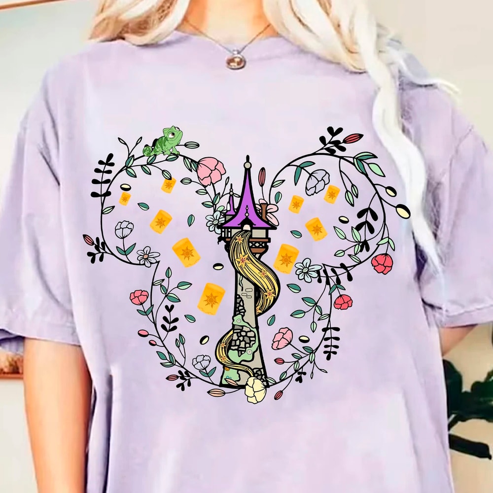 Flower Mouse Princess in The Tower Png, Tangled Castle Png (1)b.jpg