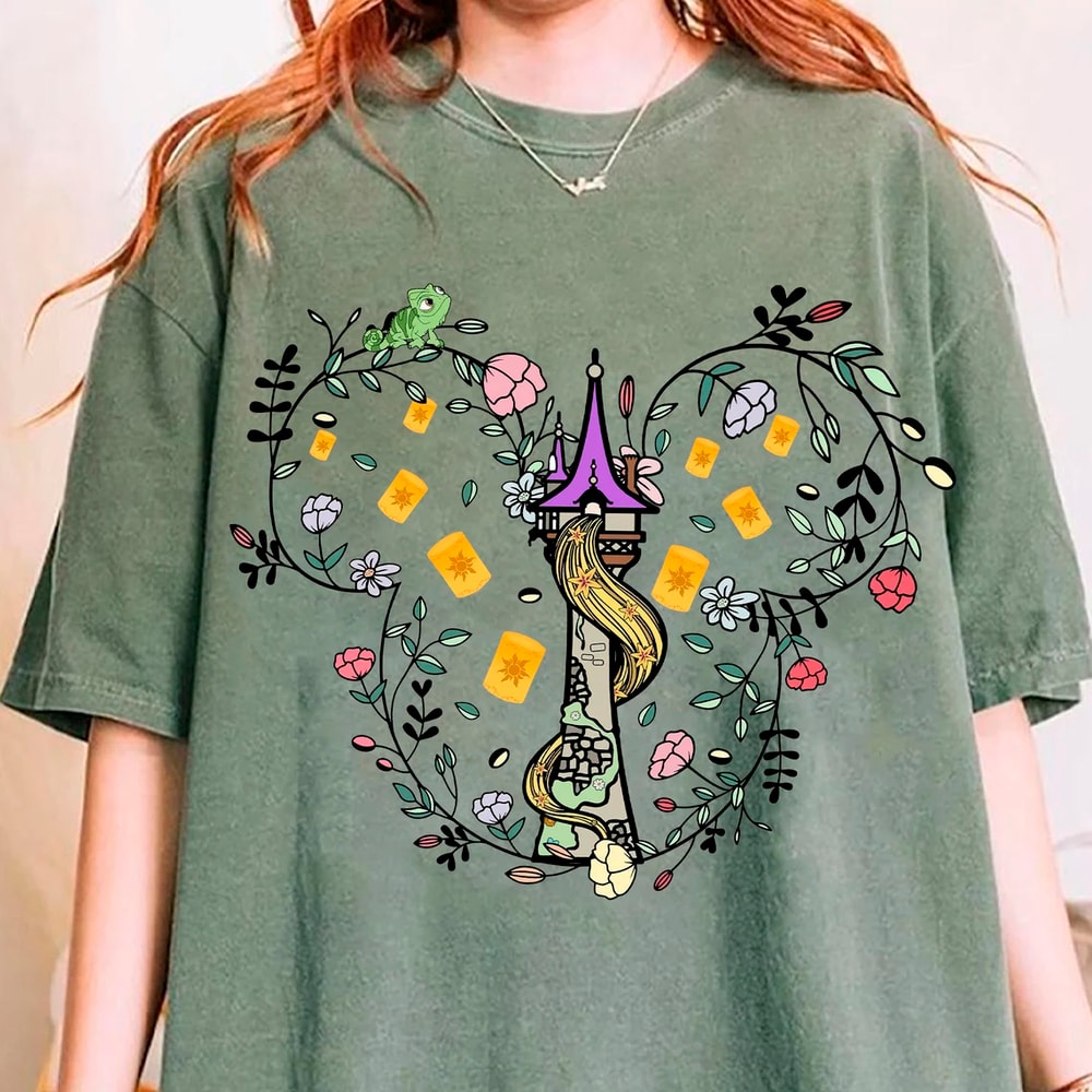 Flower Mouse Princess in The Tower Png, Tangled Castle Png (2).jpg