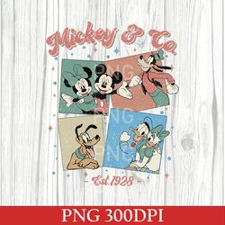 Mickey & Co Est 1928 Valentines Day PNG, Valentines Day, Disneyland Valentines Travel PNG, Valentines Day Matching PNG