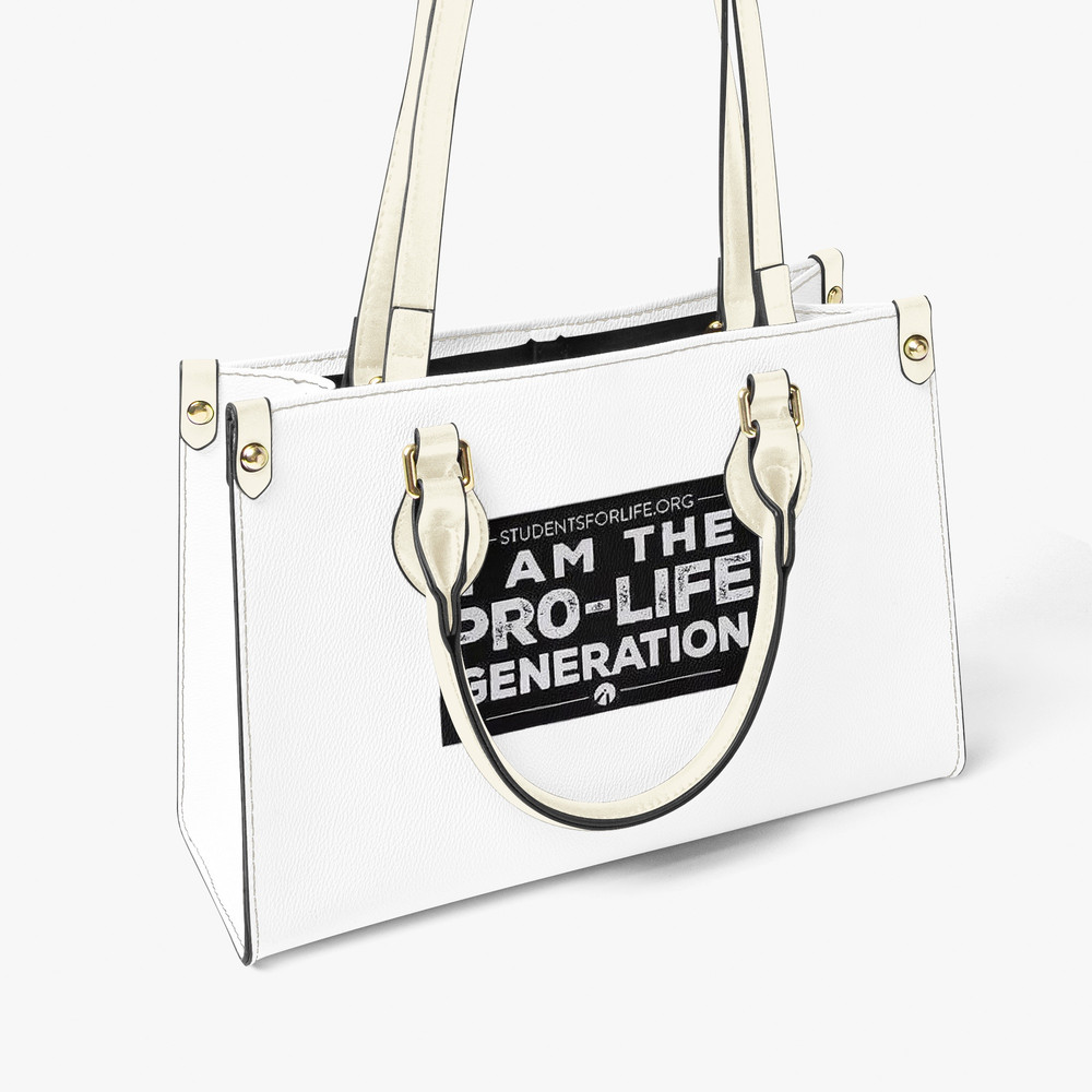 Tote Bag Long Strip Women Bag I AM THE PRO LIFE GENERATION 1