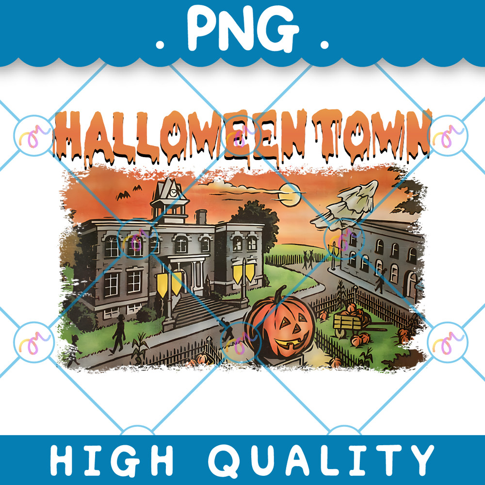 Halloween Party Design PNG Cute Halloweentown PNG 0