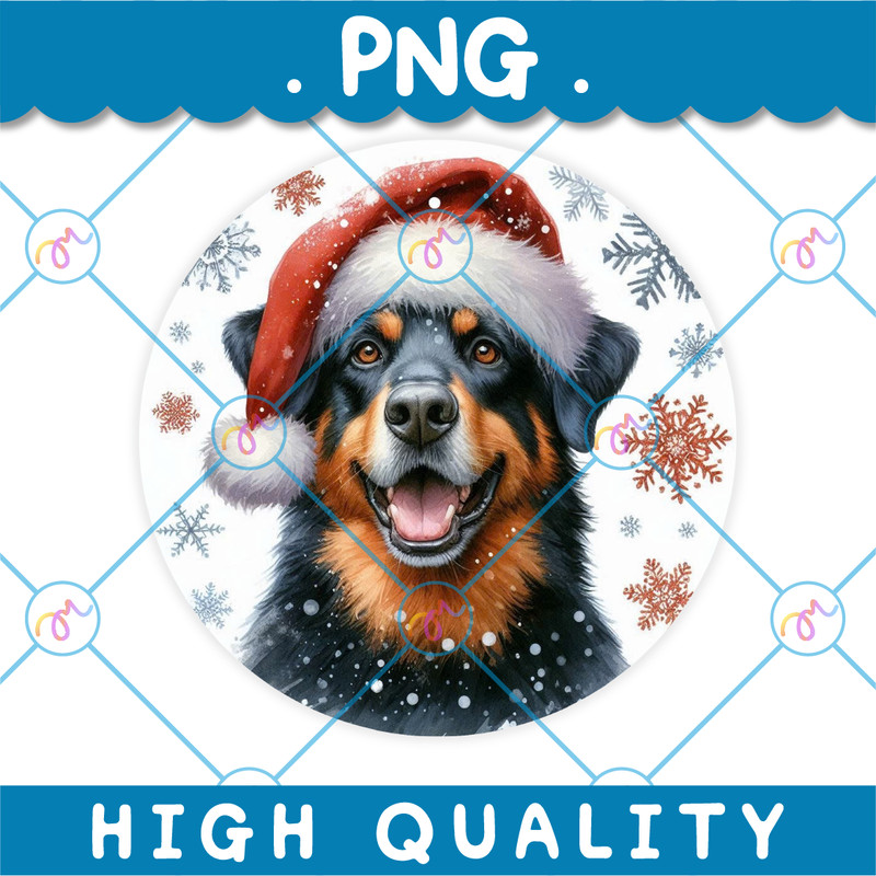 Christmas Beauceron Dog Ornament PNG 0