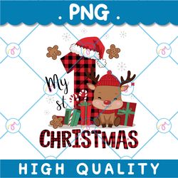 baby's 1st christmas, my 1st christmas png, my 1st xmas digital design, baby christmas ornament idea